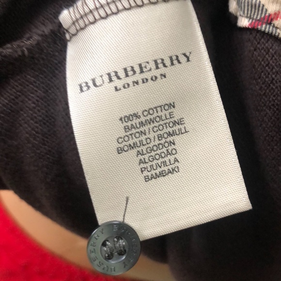 Burberry Men's Size XXL Brown Polo Shirt - Picture 8 of 9